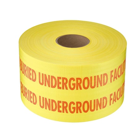 Milwaukee Tool 6" X 1000-FT DURATEC YELLOW PREMIUM REINFORCED NONDETECTABLE "CUSTOM LEGEND" DTY61